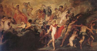 Peter Paul Rubens The Council of the Gods (mk05) oil painting picture